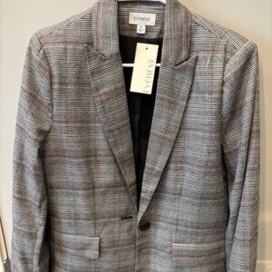 NWT Evereve Bank St. Plaid Blazer - Size Medium